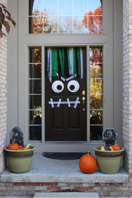 Halloween Themed Decoration, Terrifying Eyes, Windows, Doors